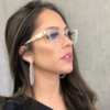oticagriss armacao para oculos de grau griss 101 transparente