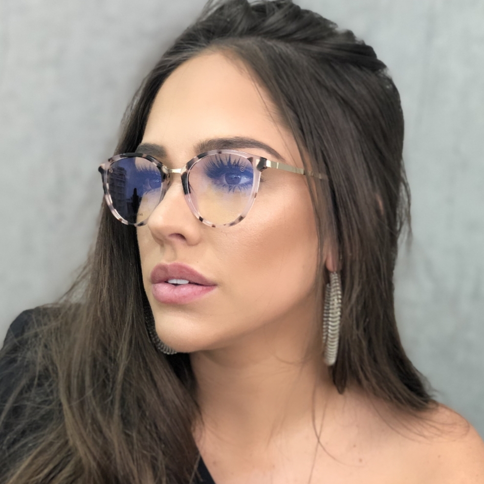 oticagriss armacao para oculos de grau griss 102 tartaruga