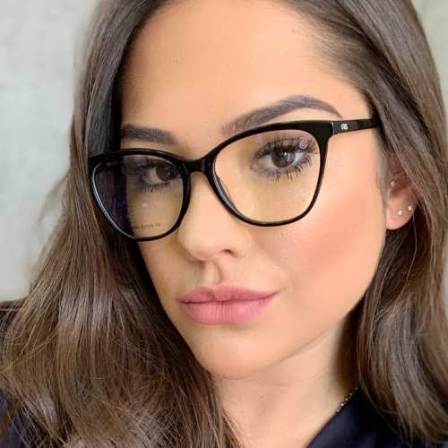 oticagriss armacao para oculos de grau griss 103 preto