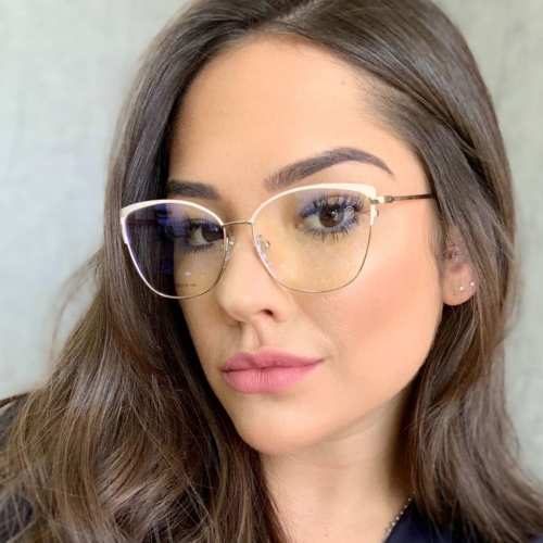oticagriss armacao para oculos de grau griss 107 nude