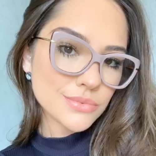 oticagriss armacao para oculos de grau griss 113 nude