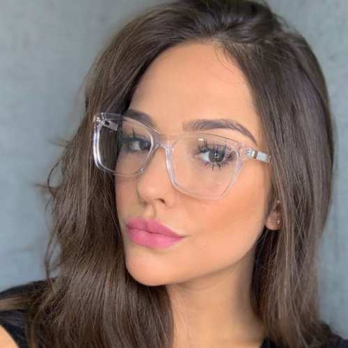 oticagriss armacao para oculos de grau griss 115 transparente