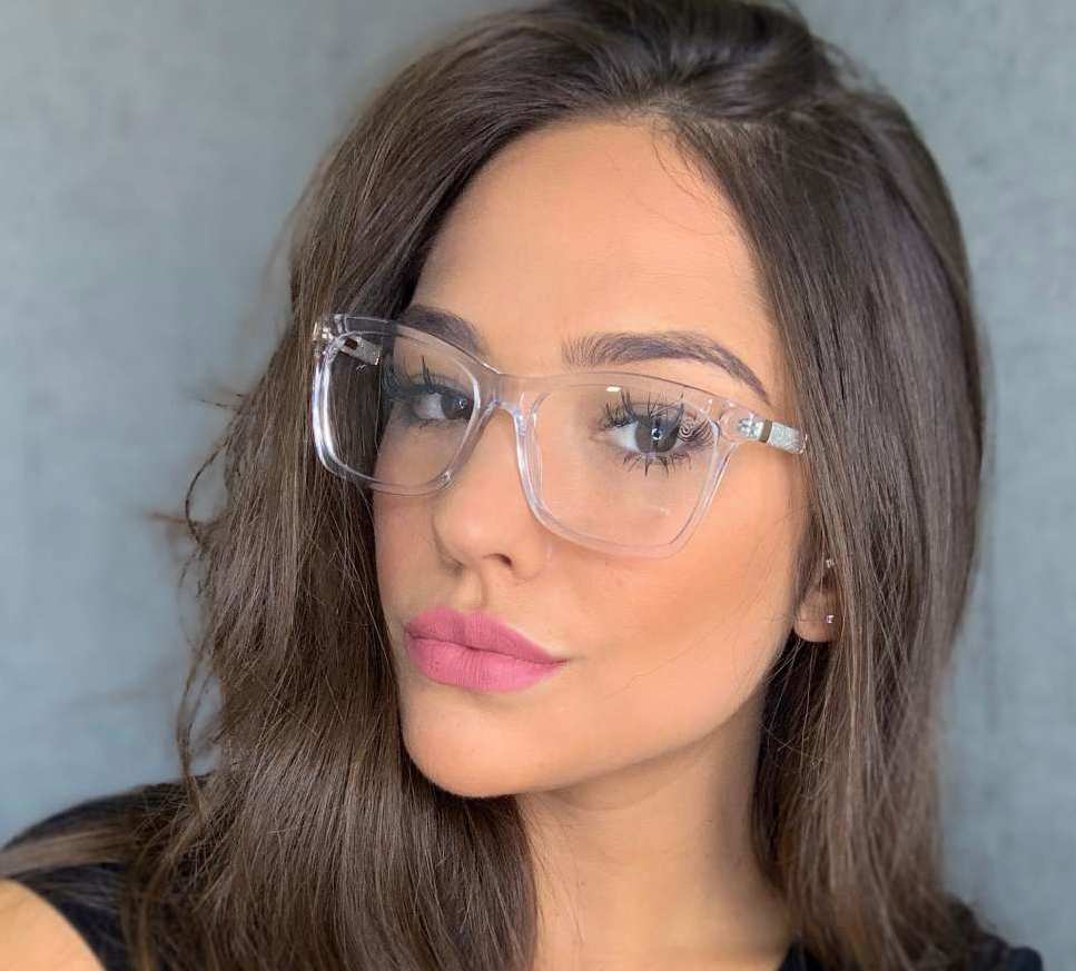 oticagriss armacao para oculos de grau griss 115 transparente