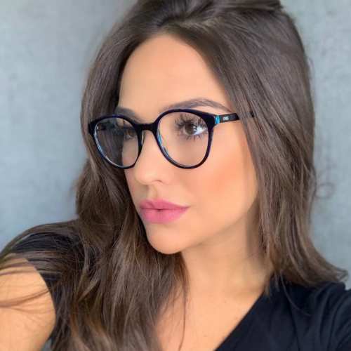 oticagriss armacao para oculos de grau griss 116 azul marinho 1
