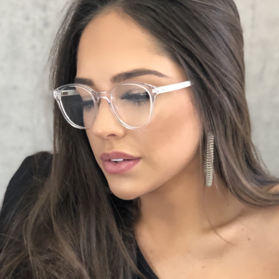 oticagriss armacao para oculos de grau griss 116 transparente