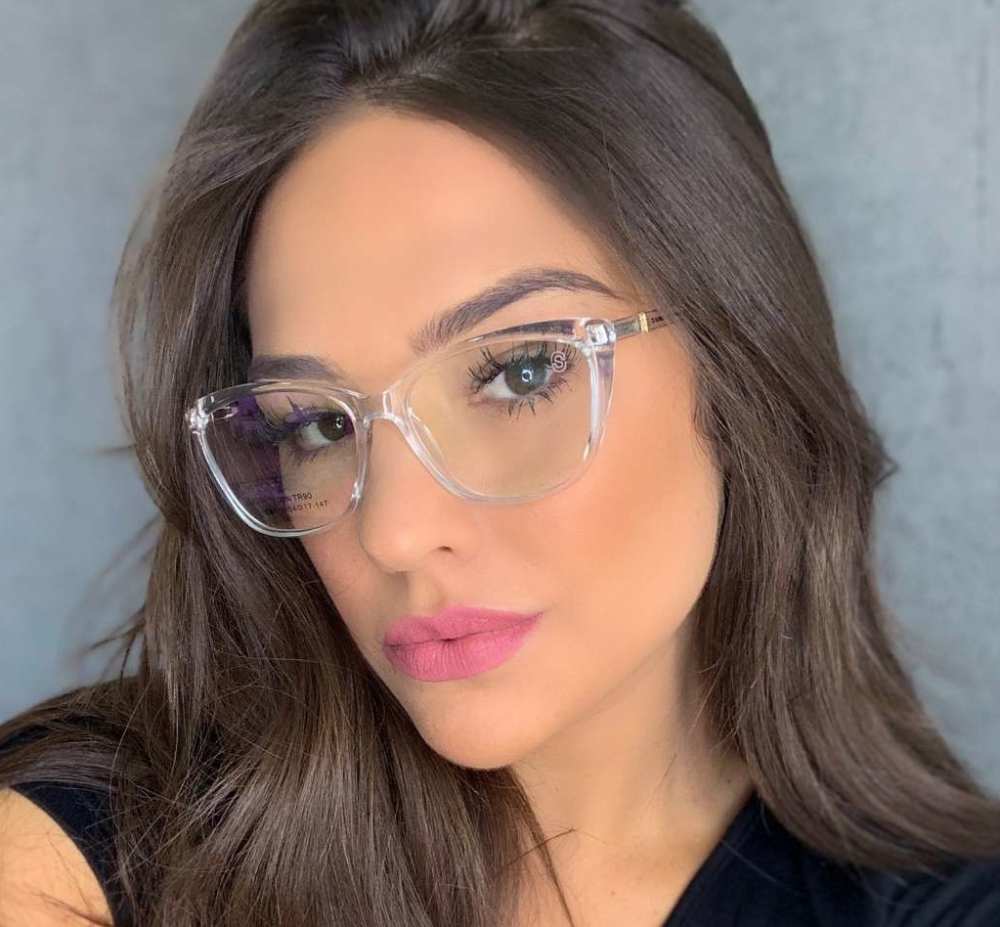 oticagriss armacao para oculos de grau griss 120 transparente