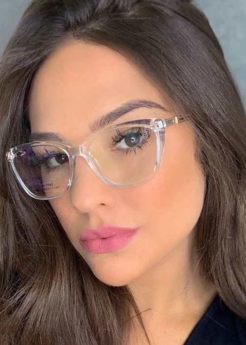 oticagriss armacao para oculos de grau griss 120 transparente