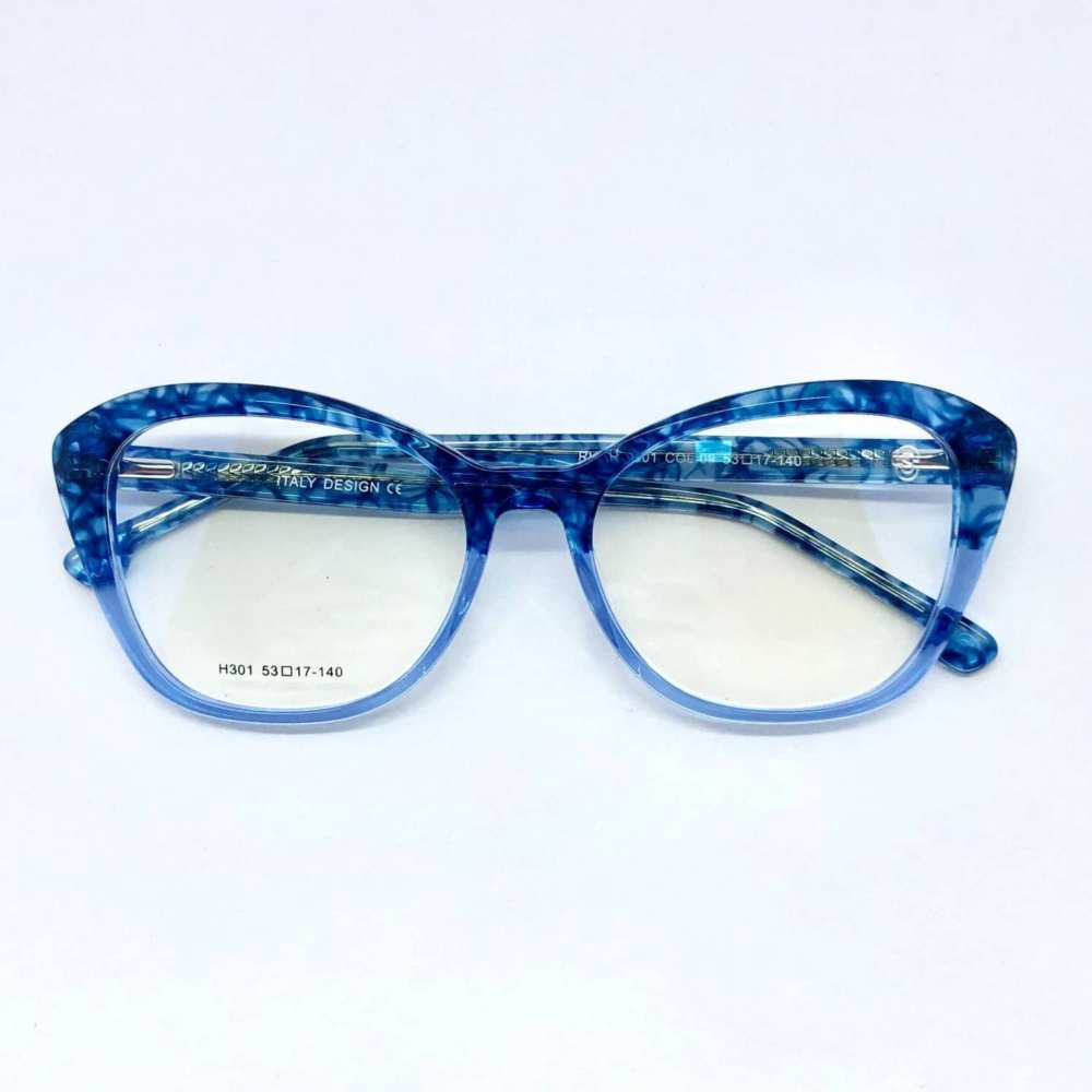 oticagriss armacao para oculos de grau griss 122 azul 1