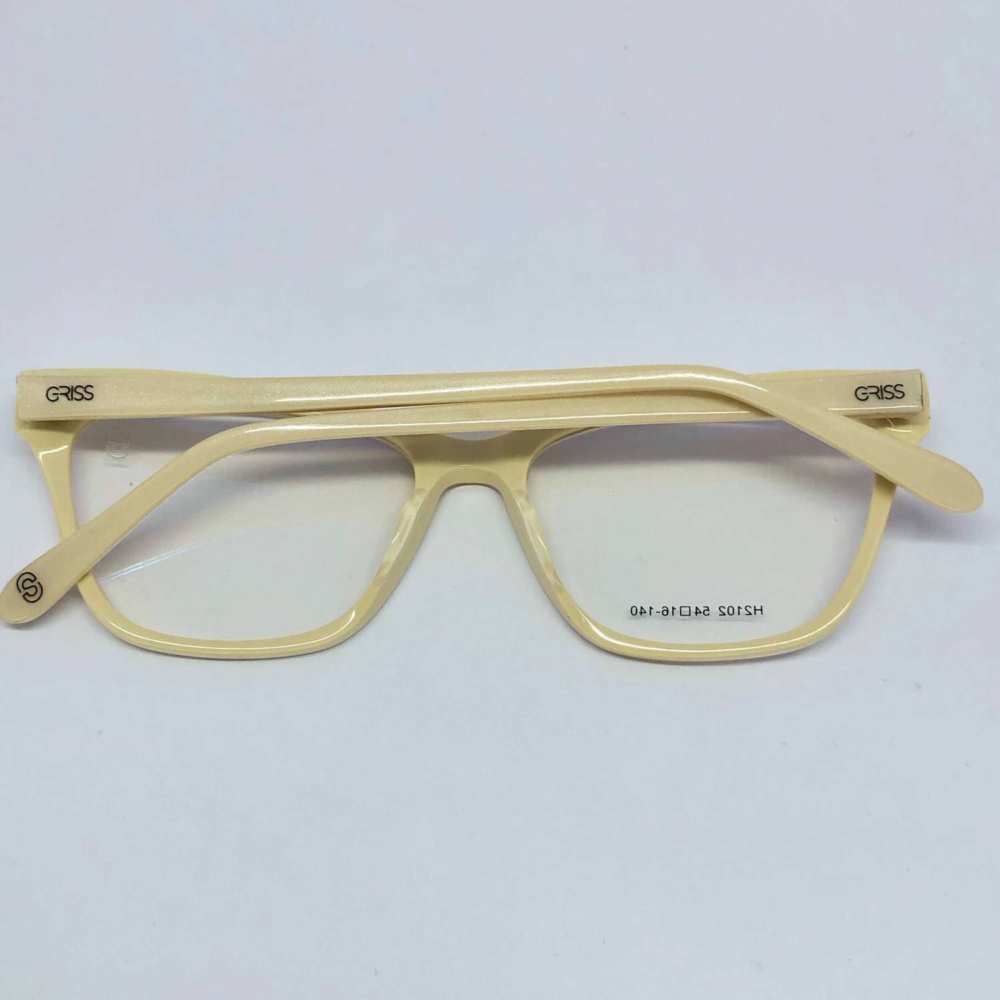 oticagriss armacao para oculos de grau griss 123 bege 10