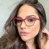 oticagriss armacao para oculos de grau griss 123 rosa