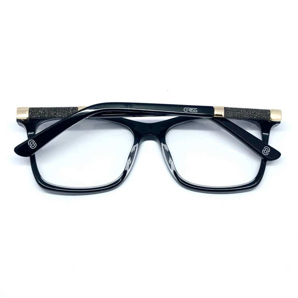 oticagriss armacao para oculos de grau griss 115 preto 3