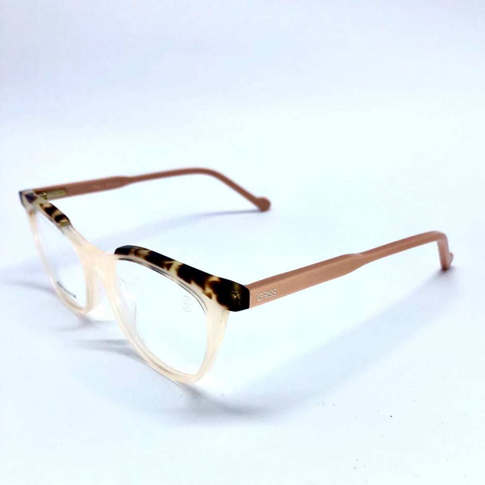oticagriss armacao para oculos de grau griss 124 tartaruga com transparente 3