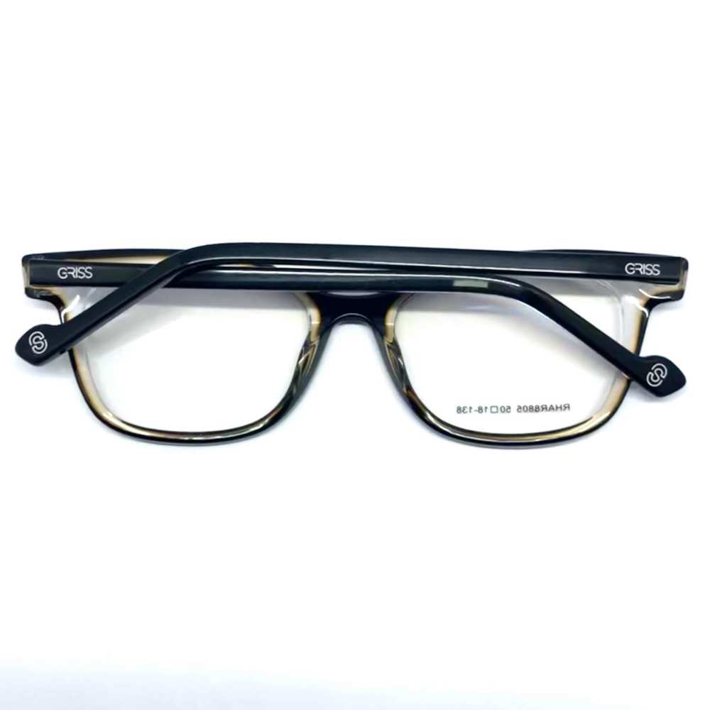 oticagriss armacao para oculos de grau griss 125 preto com transparente 1 oticagriss armacao para oculos de grau griss 125 preto com transparente 1