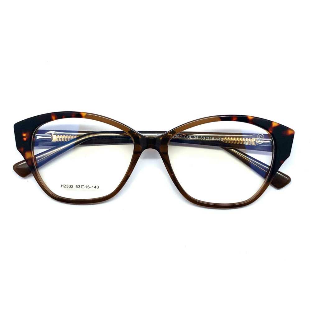 oticagriss armacao para oculos de grau griss 126 tartaruga com marrom
