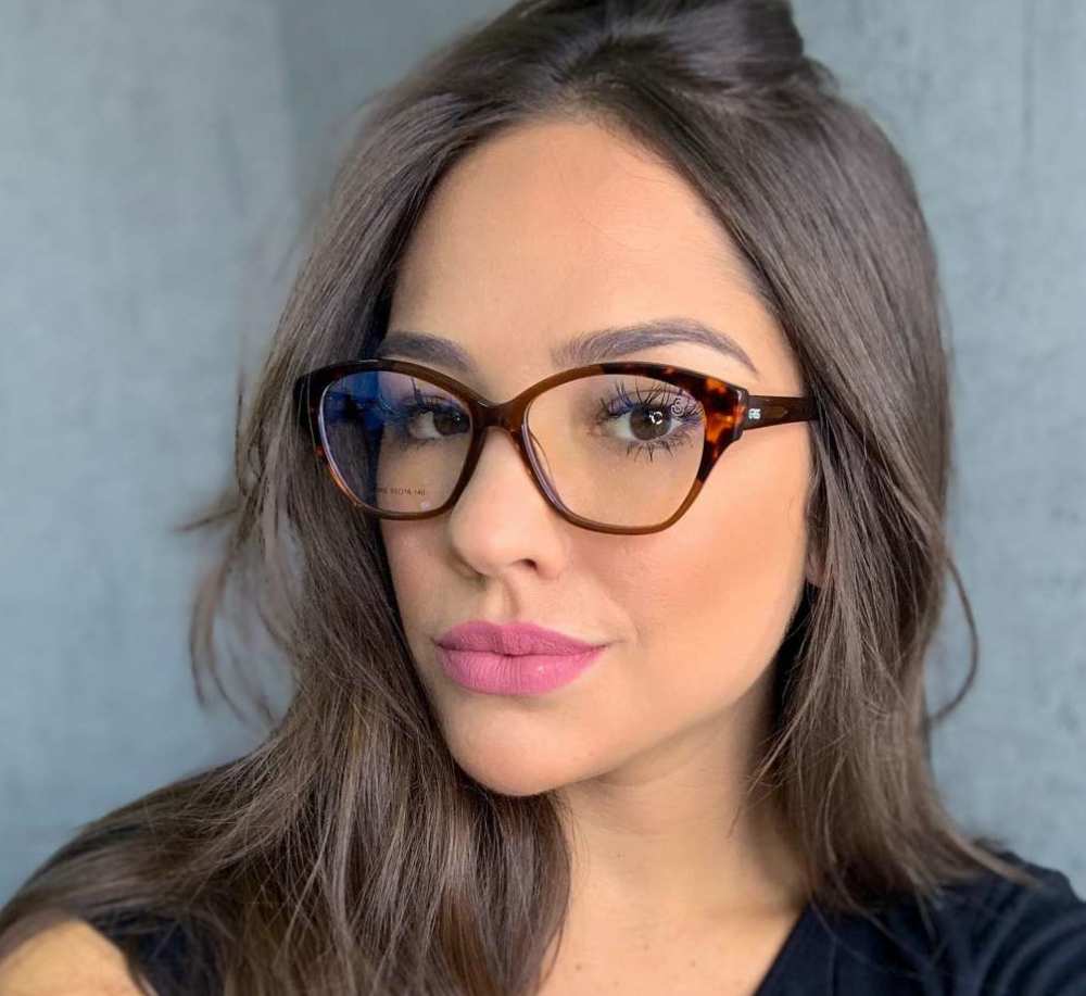 oticagriss armacao para oculos de grau griss 126 tartaruga com marrom 3