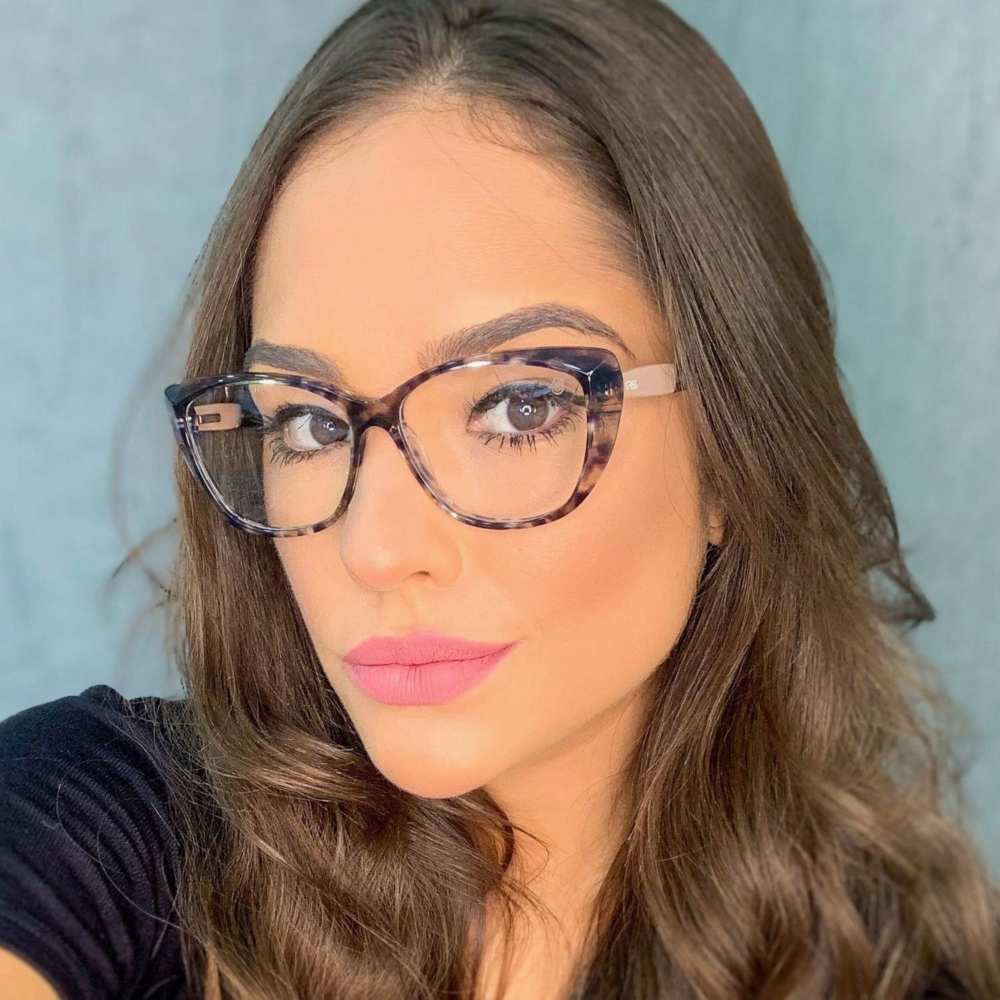 oticagriss armacao para oculos de grau griss 132 tartaruga azul 2