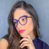 oticagriss armacao para oculos de grau griss 135 azul