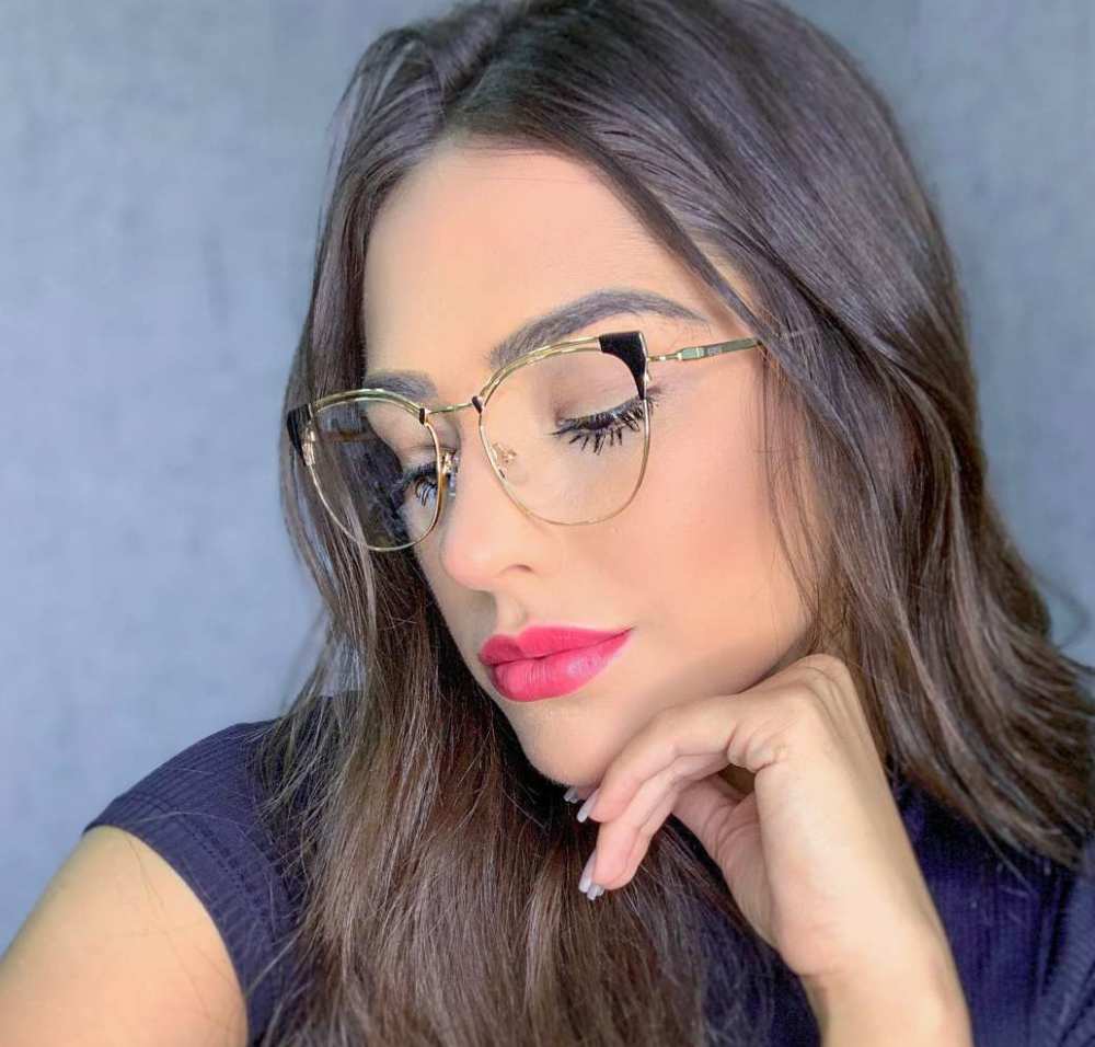 oticagriss armacao para oculos de grau griss 136 preto