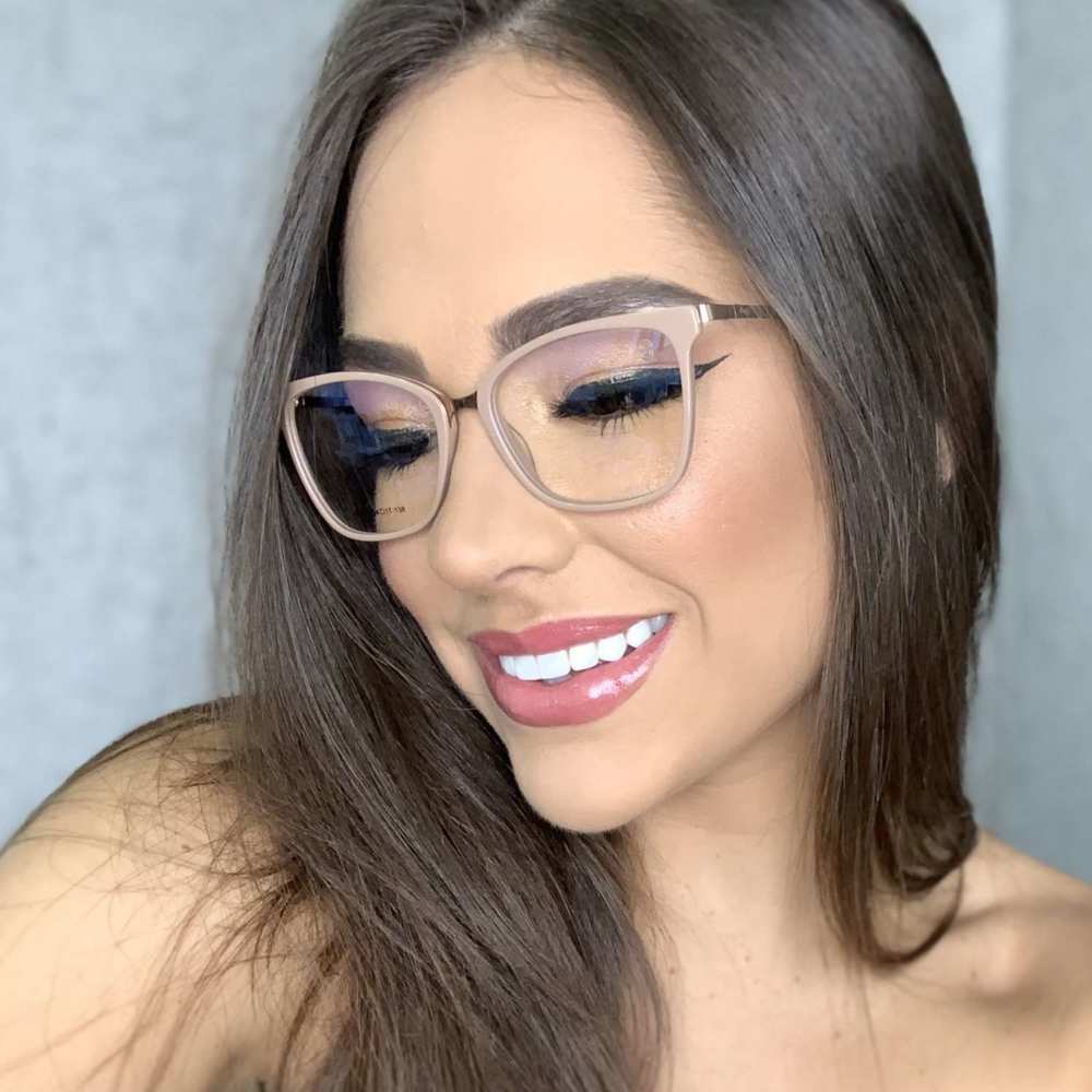 oticagriss armacao para grau gatinho 138 nude 1