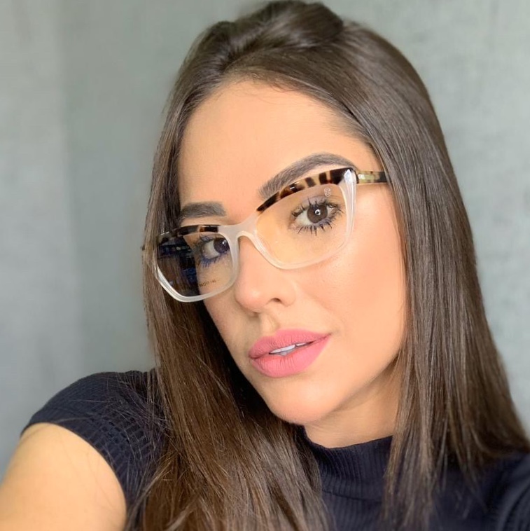 oticagriss armacao para grau gatinho 143 tartaruga com transparente