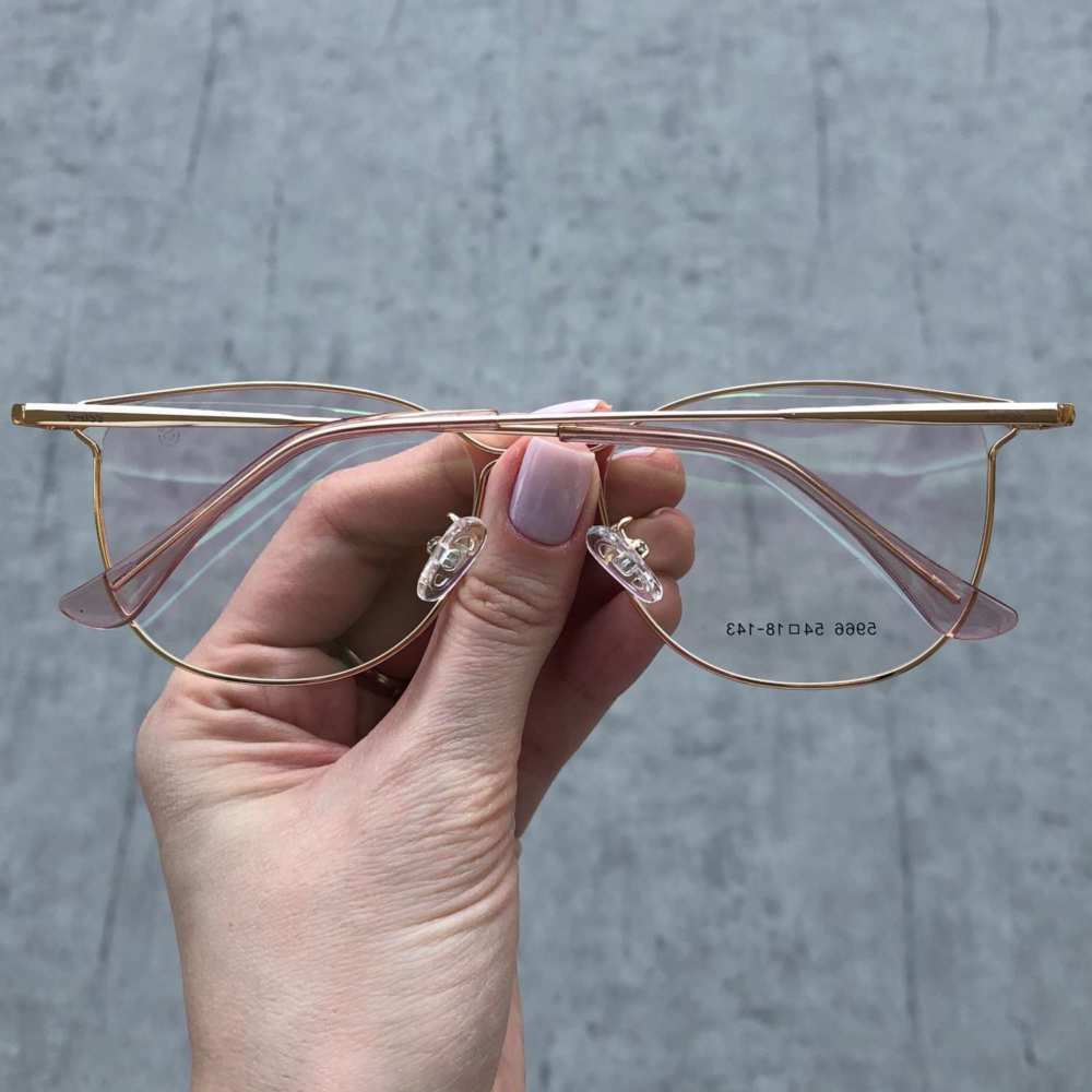 oticagriss armacao para grau retangular 152 rosa 8