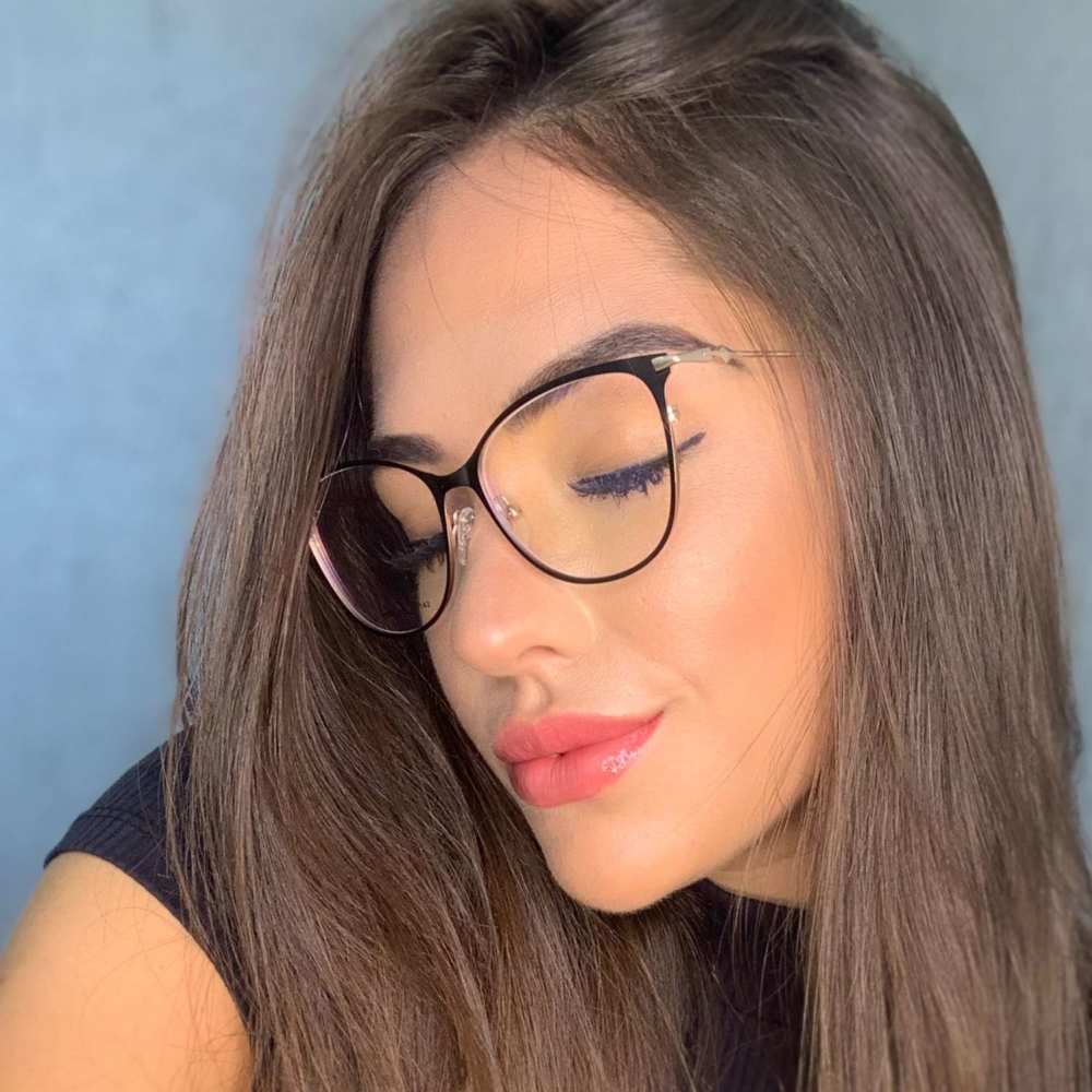 oticagriss armacao para grau retangular 153 preto 1