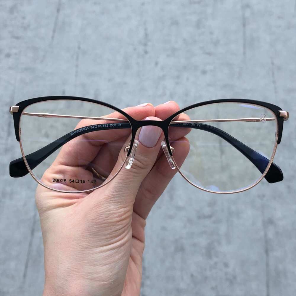 oticagriss armacao para grau retangular 154 preta 4