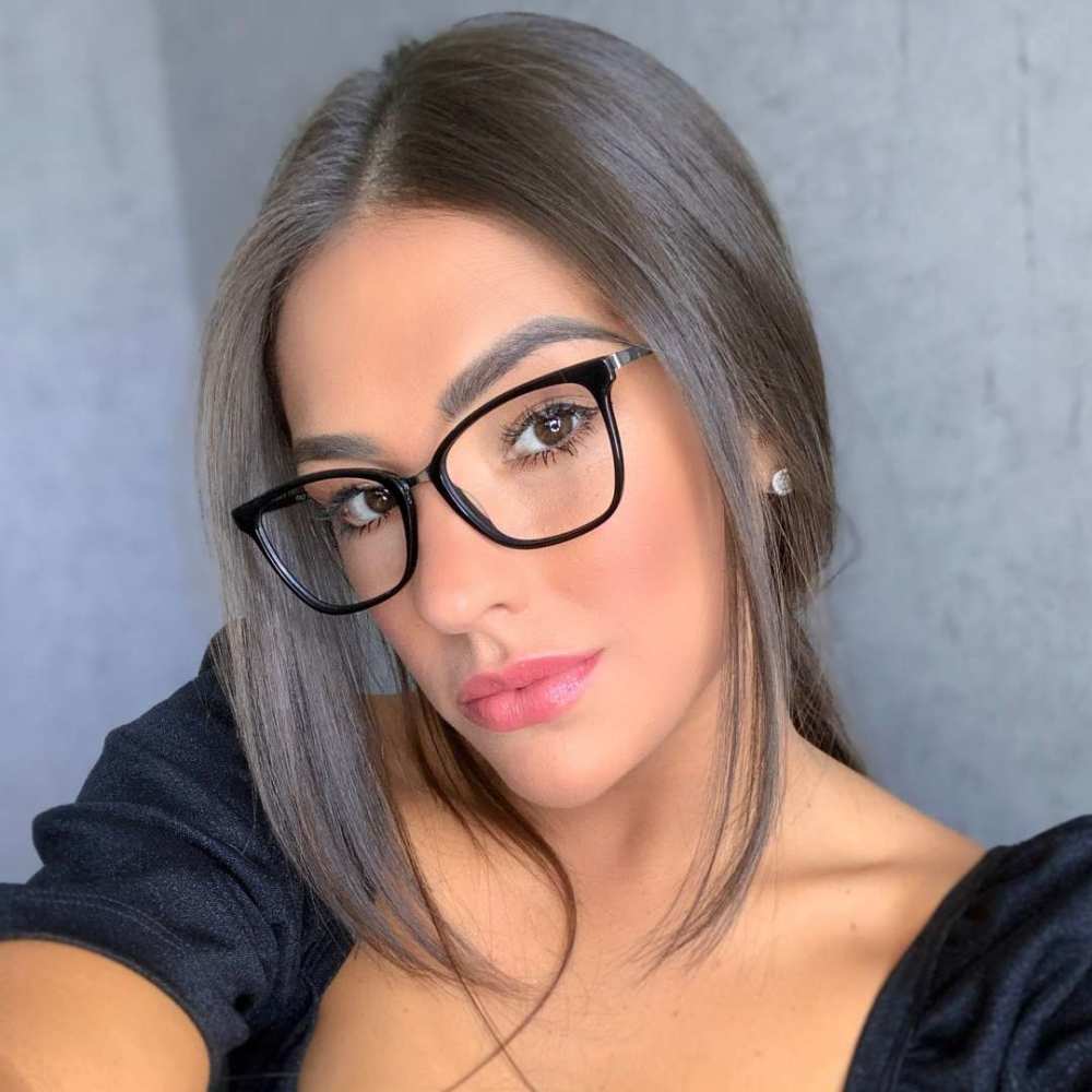 oticagriss armacao para grau gatinho 138 preta 3