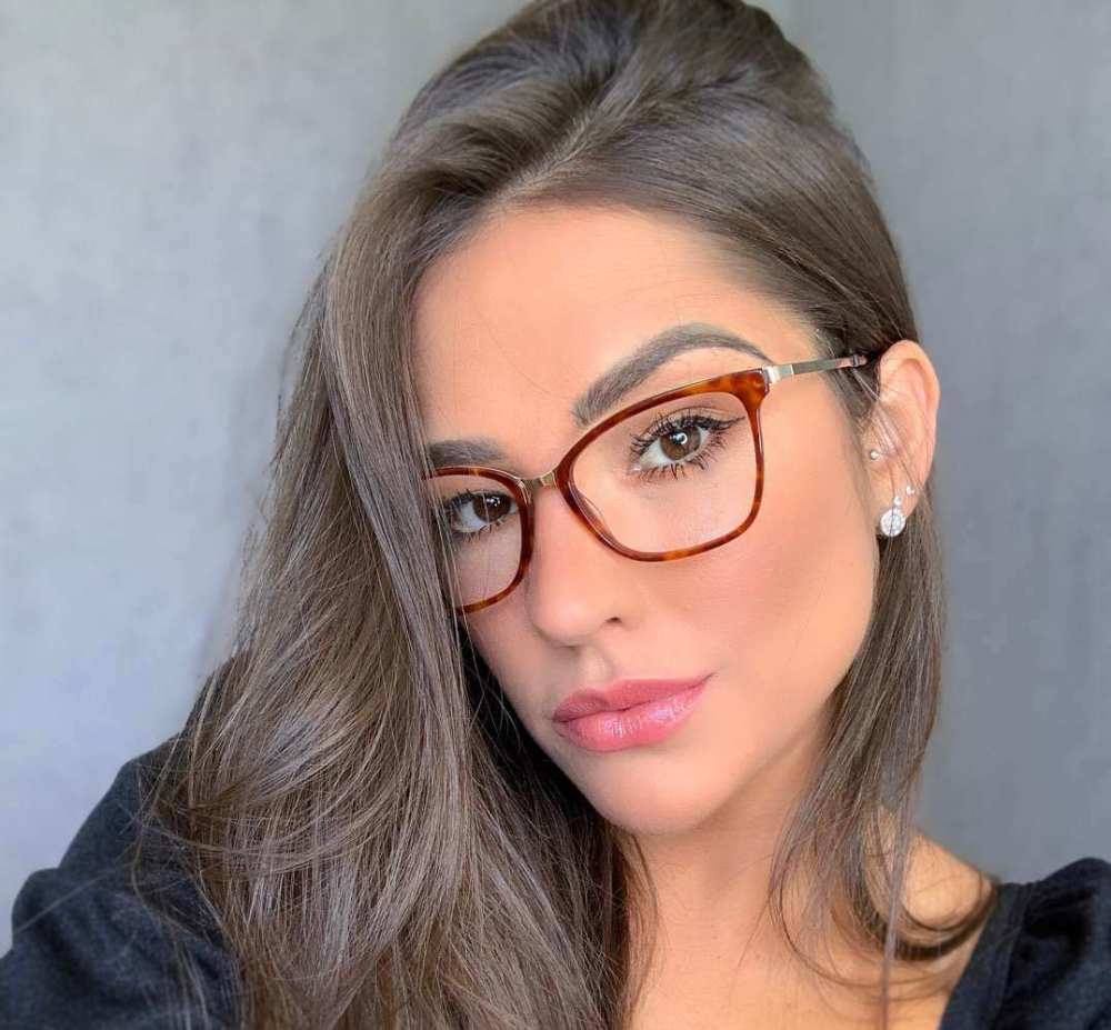 oticagriss armacao para grau gatinho 138 rajado 2