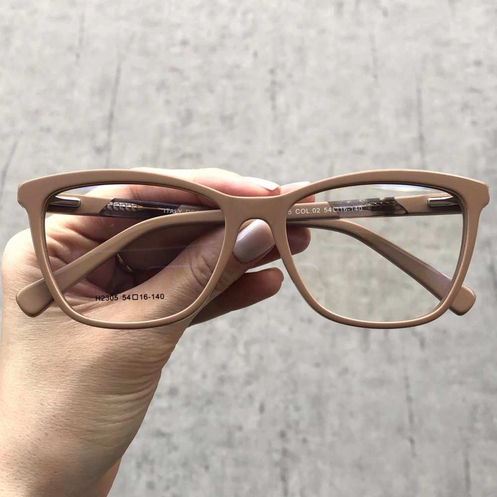 oticagriss armacao para grau retangular 159 nude