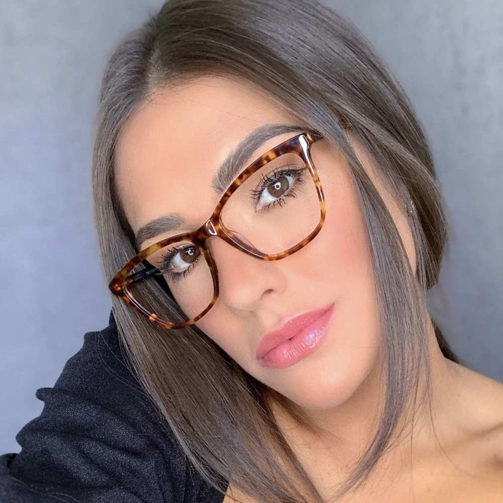 oticagriss armacao para grau retangular 159 tartaruga