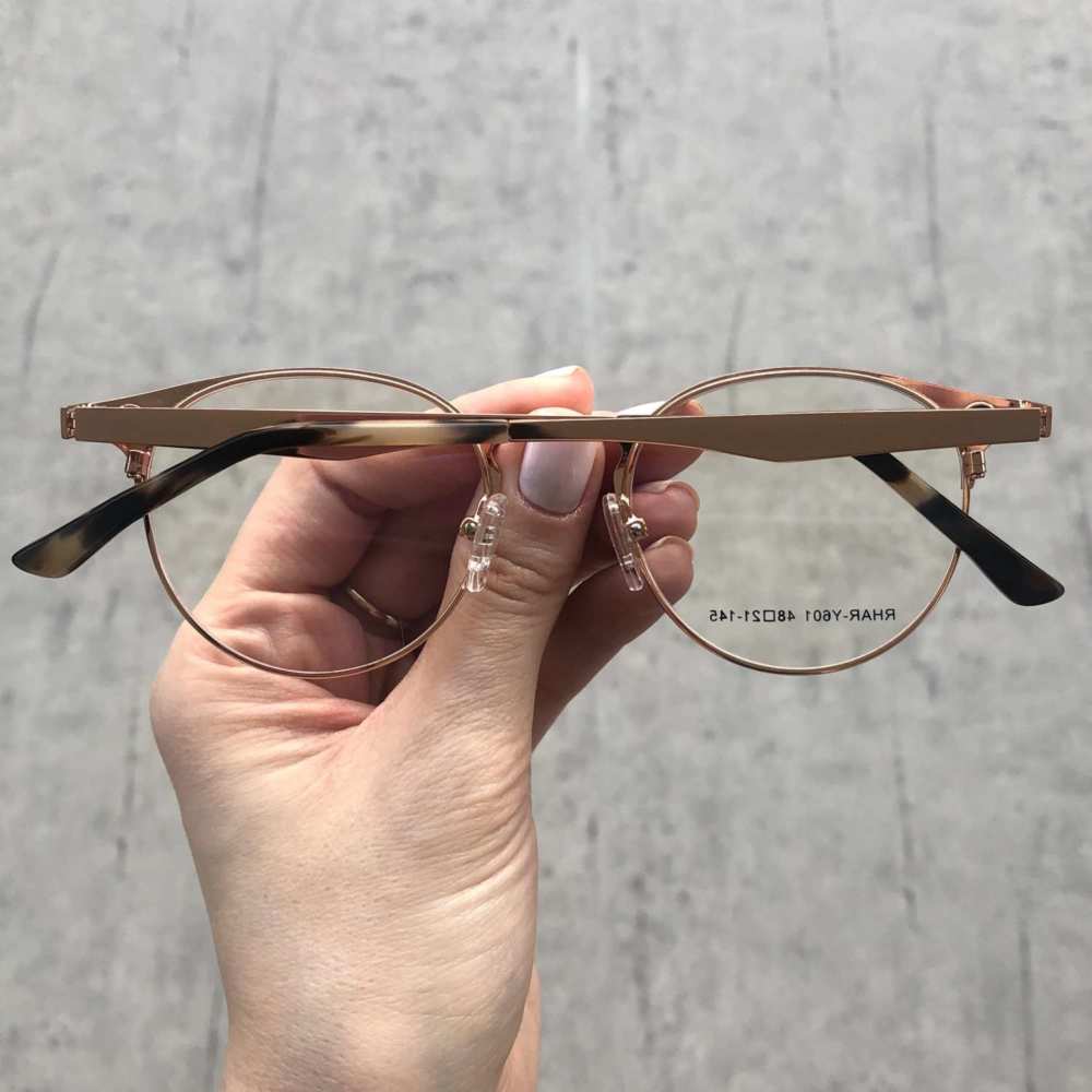 Armação Clip On Redonda 167 Preta 1