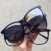 oticagriss oculos clip on retangular 168 azul com tartaruga oticagriss oculos clip on retangular 168 azul com tartaruga