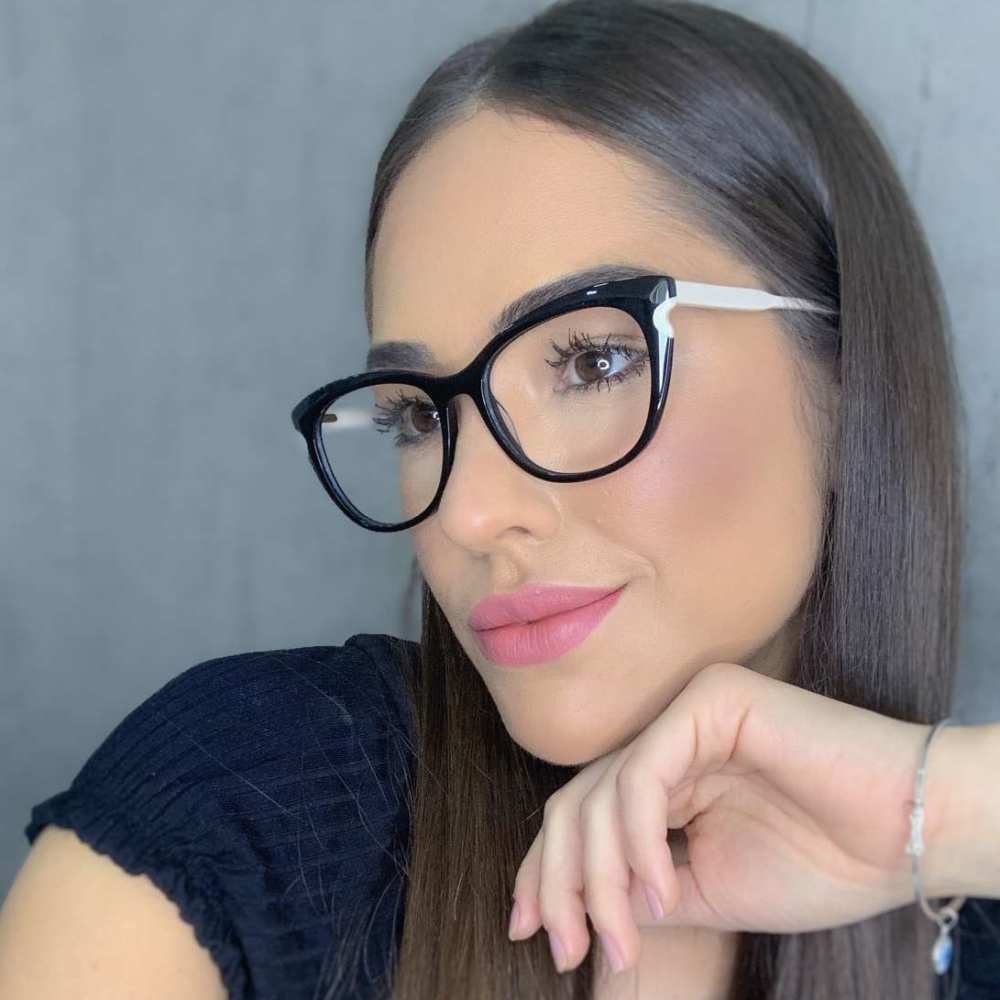 oticagriss oculos de grau gatinho preto com nude 176 4