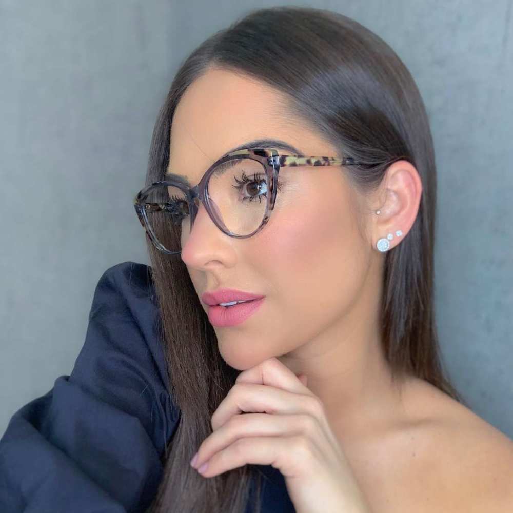 oticagriss oculos de grau gatinho tartaruga com cinza 171