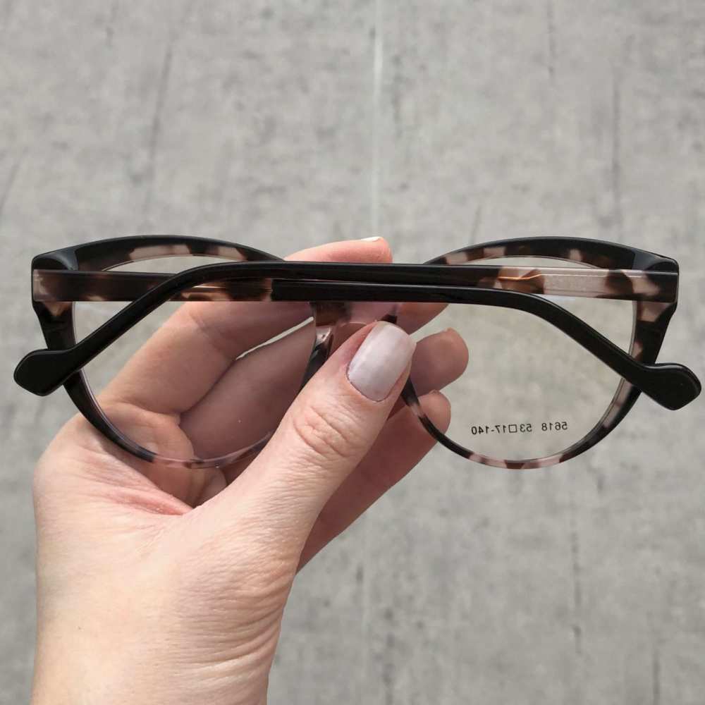 oticagriss oculos de grau gatinho tartaruga com rosa 171