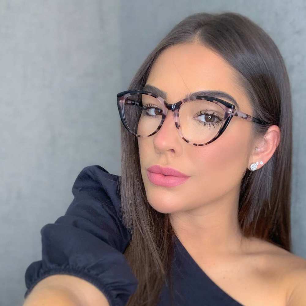 oticagriss oculos de grau gatinho tartaruga com rosa 171 3