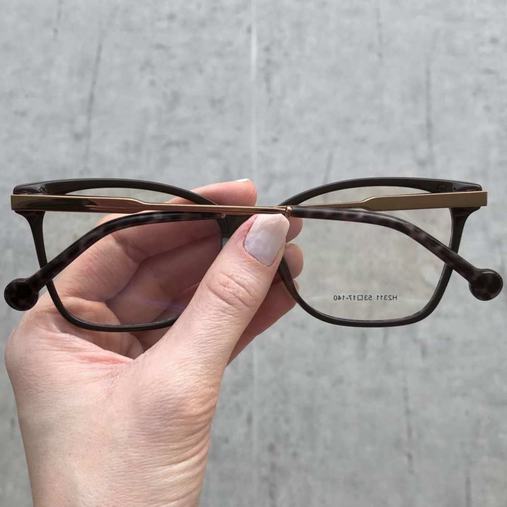 oticagriss oculos de grau quadrado preto rajado 170 1