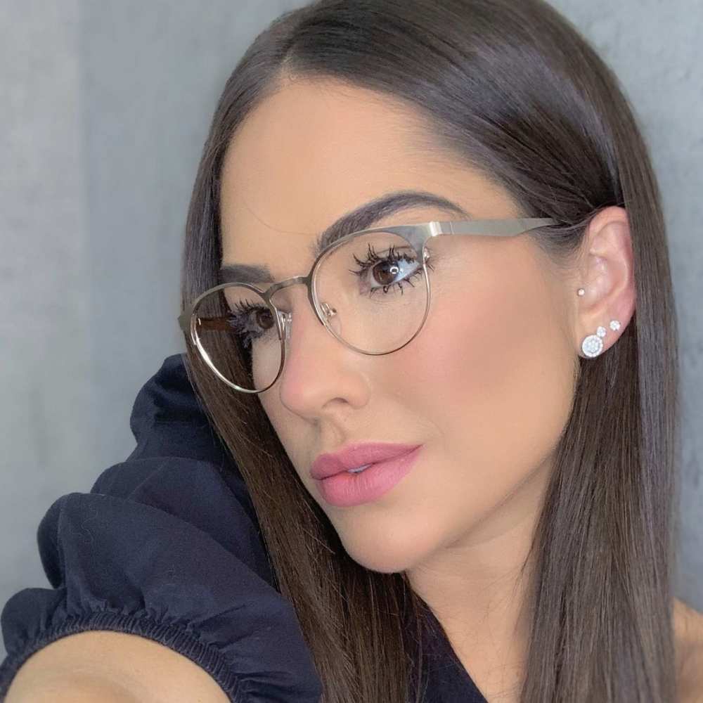 oticagriss oculos de grau redondo dourado 169 2