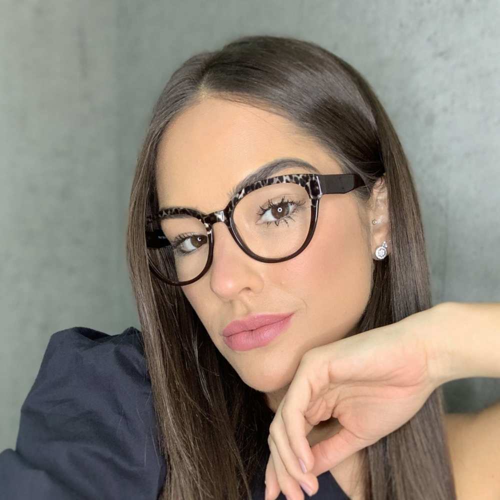 oticagriss oculos de grau redondo marrom escuro com tartaruga 173