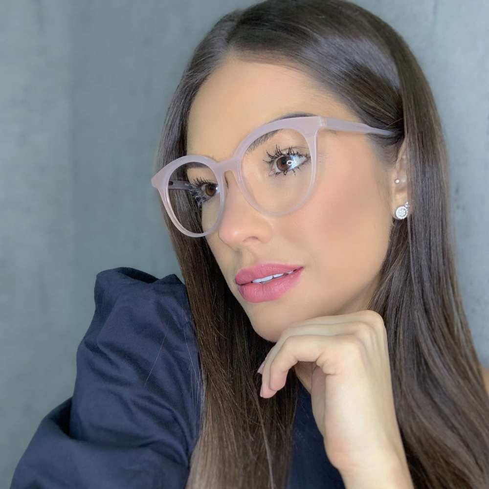 oticagriss oculos de grau redondo rosa 174 2