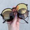 oticagriss oculos clip on redondo tartaruga 185 5 oticagriss oculos clip on redondo tartaruga 185 5