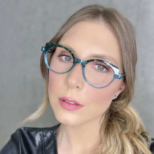 oticagriss oculos de grau gatinho verde com tartaruga 184 1