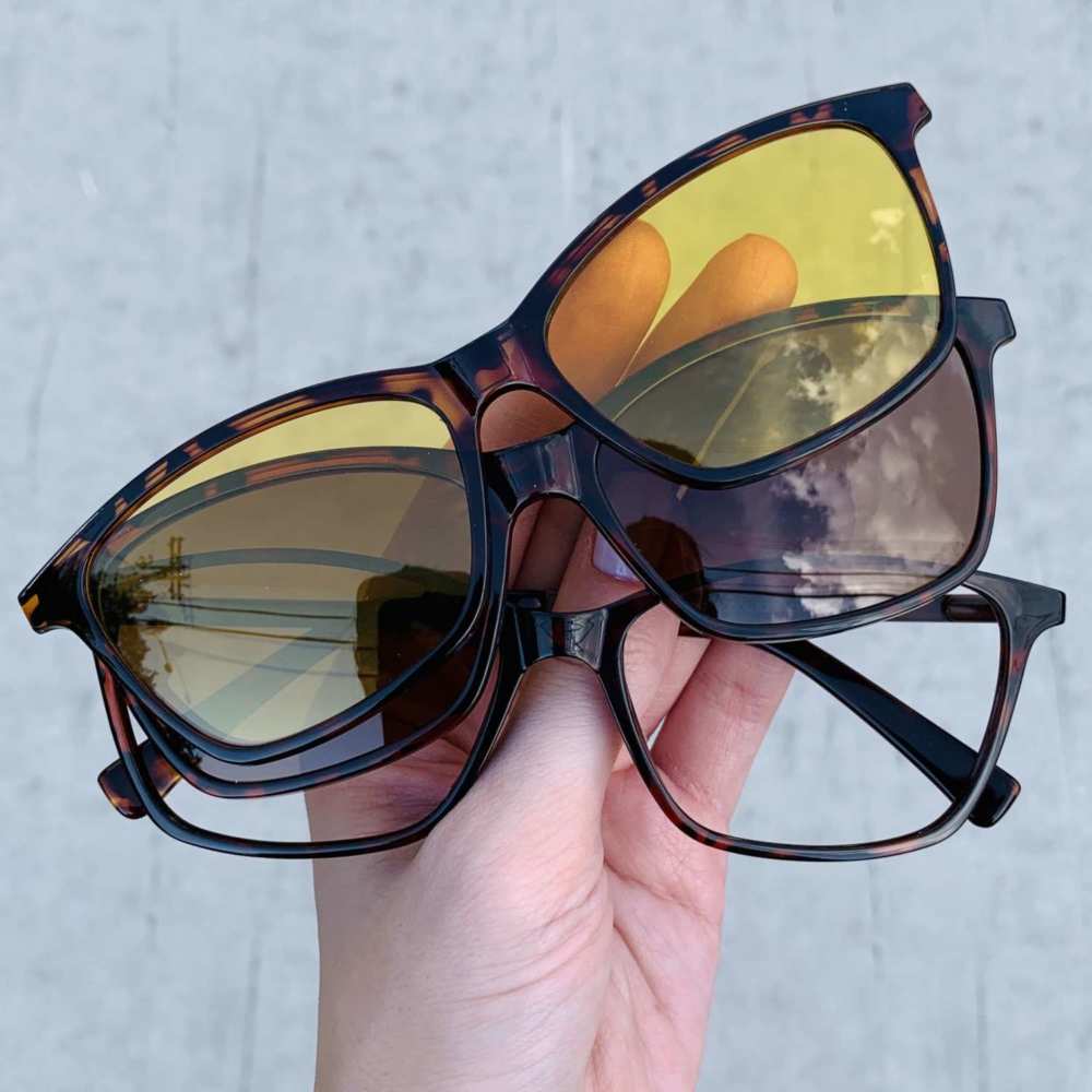 oticagriss oculos clip on retangular tartaruga 193 oticagriss oculos clip on retangular tartaruga 193