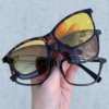 oticagriss oculos clip on retangular tartaruga 193 oticagriss oculos clip on retangular tartaruga 193