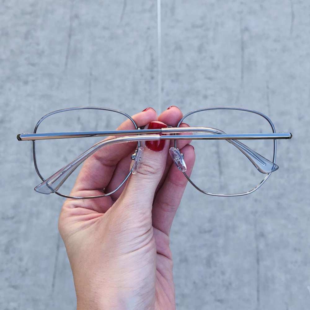 oticagriss oculos de grau hexagonal prata 192 2 oticagriss oculos de grau hexagonal prata 192 2