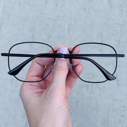 oticagriss oculos de grau hexagonal preto 192 1