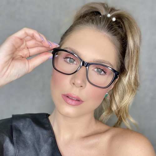 oticagriss oculos de grau retangular preto 188 1