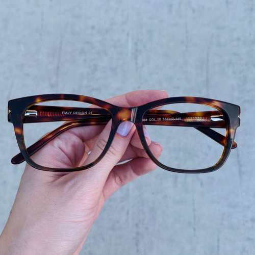 oticagriss oculos de grau retangular tartaruga 188