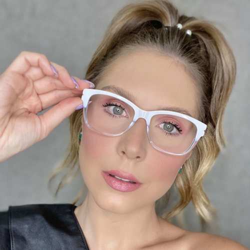 oticagriss oculos de grau retangular transparente 188
